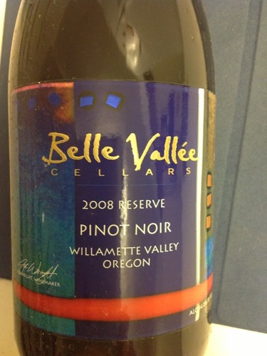 Belle Vallee Cellars Reserve Pinot Noir