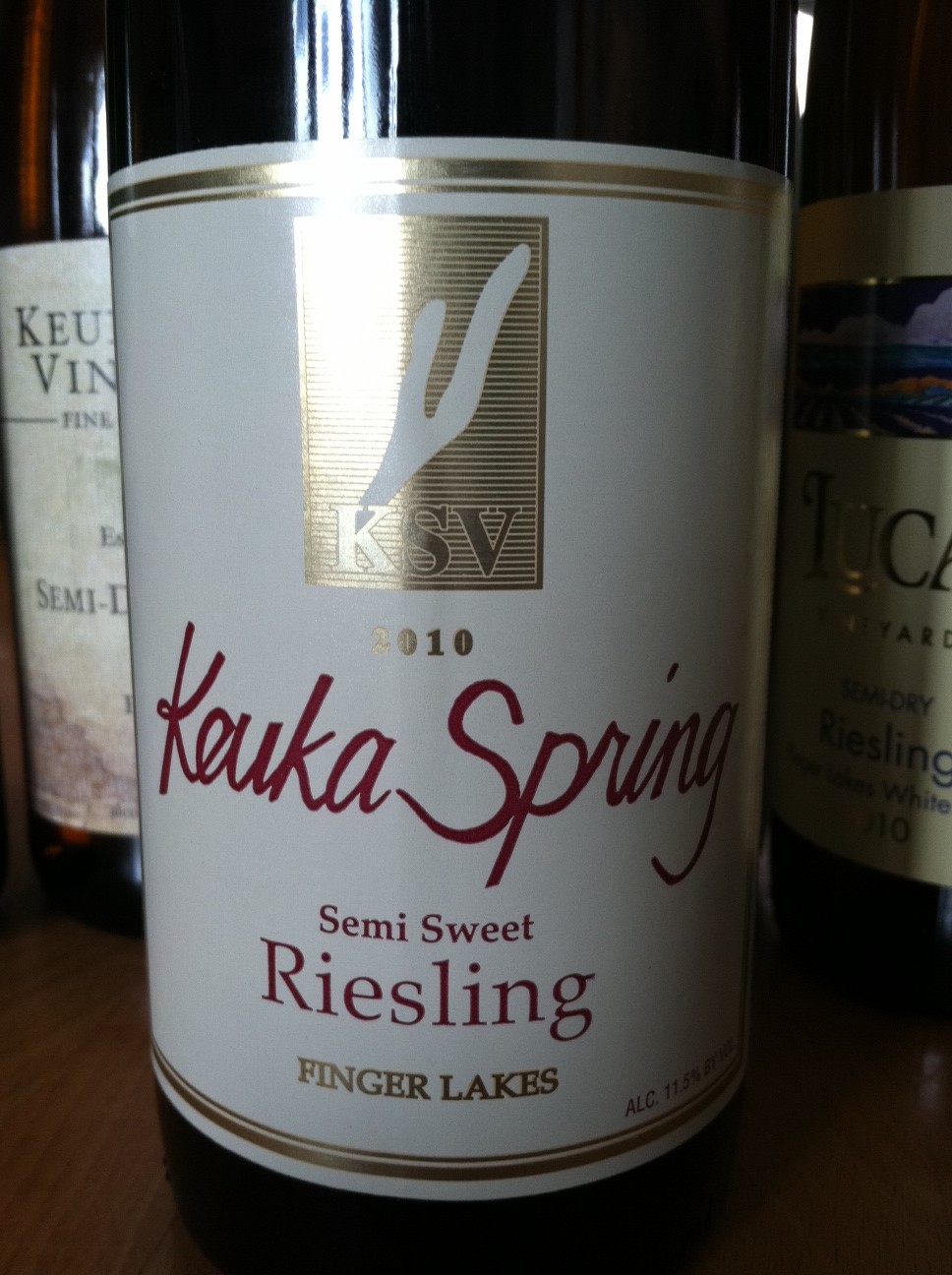 库卡之春雷司令甜白Keuka Spring Vineyards Semi Sweet Riesling