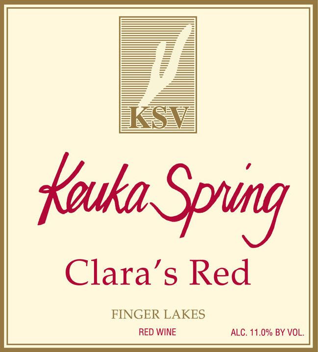 库卡之春克莱拉干红Keuka Spring Vineyards Clara's Red