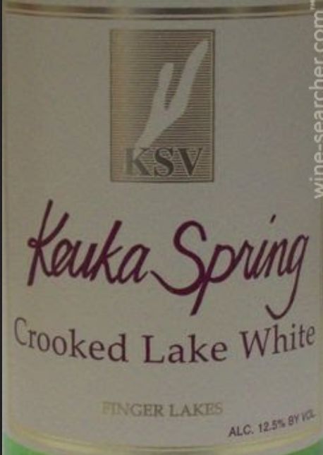 库卡之春弯曲莱克干白Keuka Spring Vineyards Crooked Lake White