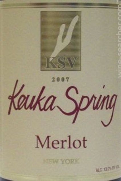 库卡之春梅洛干红Keuka Spring Vineyards Merlot