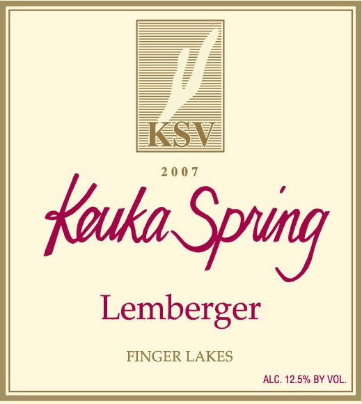 库卡之春莱姆贝格干红Keuka Spring Vineyards Lemberger