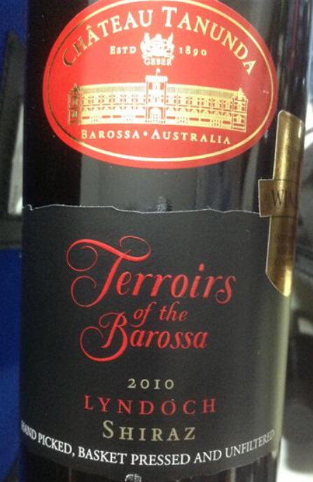 塔奴丹塔巴罗萨风土林道西拉干红Chateau Tanunda Terroirs of the Barossa Lyndoch Shiraz