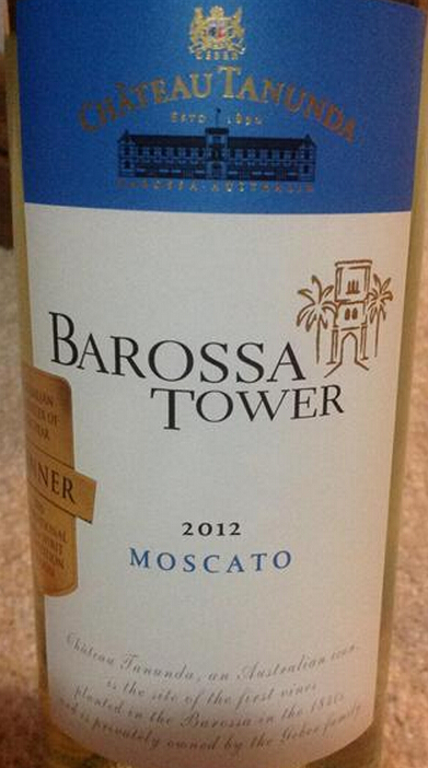 塔奴丹塔巴罗萨塔莫斯卡托干白Chateau Tanunda Barossa Tower Moscato