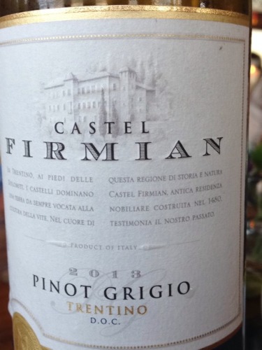 Mezzacorona Castel Firmian Pinot Grigio Trentino