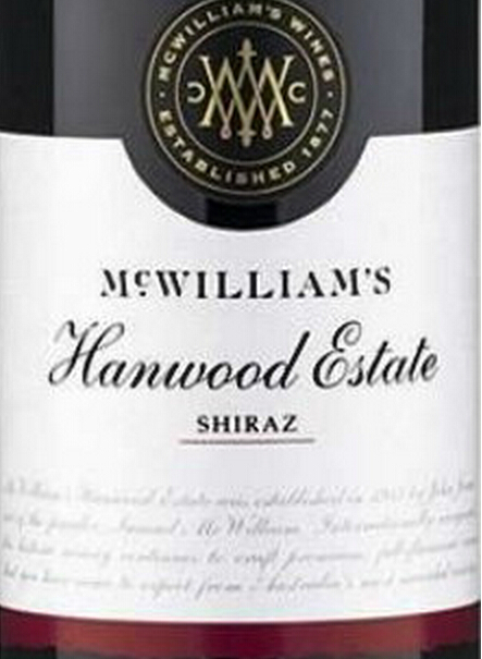 麦克威廉西拉干红McWilliam's Shiraz