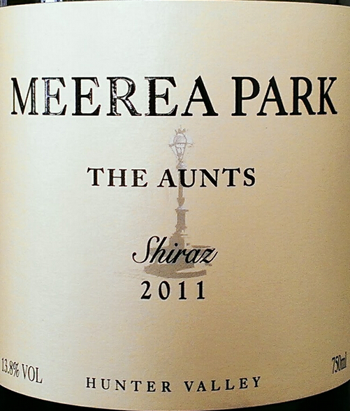 梦圆安特西拉干红Meerea Park The Aunts Shiraz