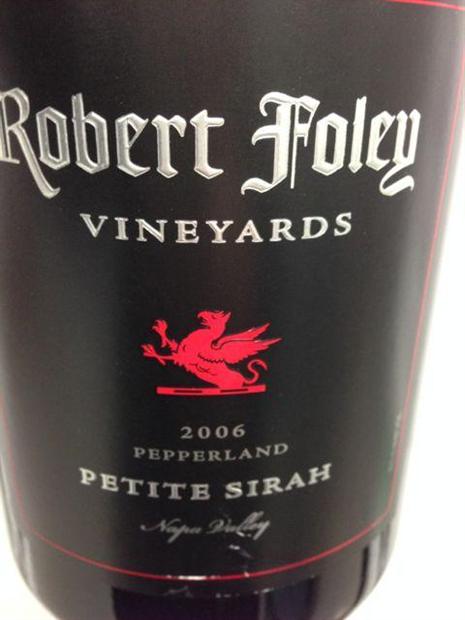 弗利胡椒国小西拉干红Robert Foley Vineyards Pepperland Petite Sirah