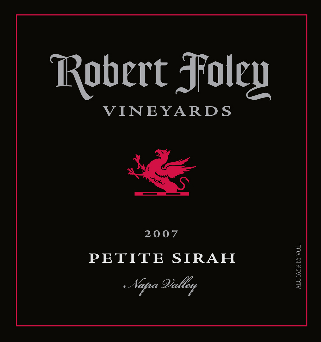 弗利小西拉干红Robert Foley Vineyards Petite Sirah