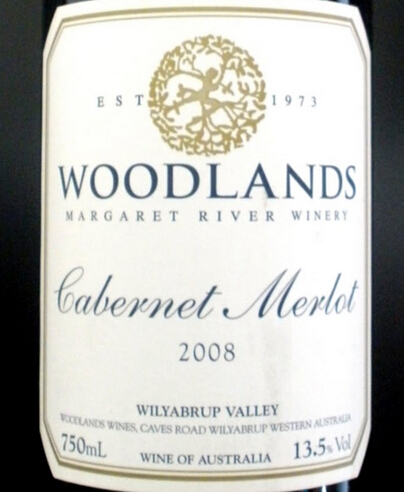 伍德兰斯赤霞珠梅洛混酿干红Woodlands Cabernet Merlot