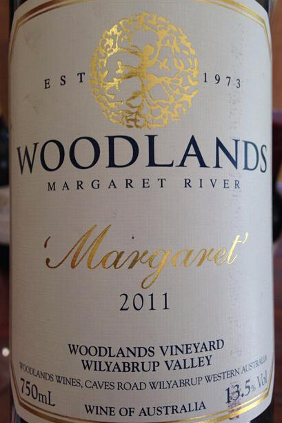 伍德兰斯玛格丽特混酿干红Woodlands Margaret