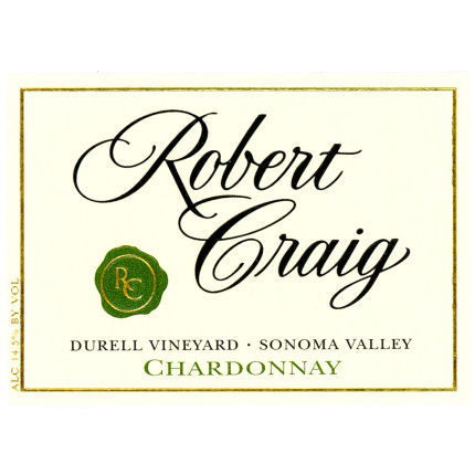 克雷格德尔园霞多丽干白Robert Craig Durell Vineyard Chardonnay