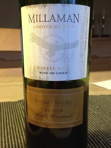 金鹰限量珍藏西拉-马尔贝克混酿干红Millaman Limited Reserve Shiraz - Malbec