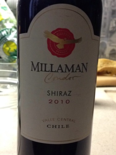 金鹰康多西拉干红Millaman Condor Shiraz