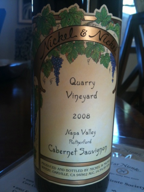 尼克尼可石坑庄园赤霞珠干红Nickel & Nickel Quarry Vineyard Cabernet Sauvignon