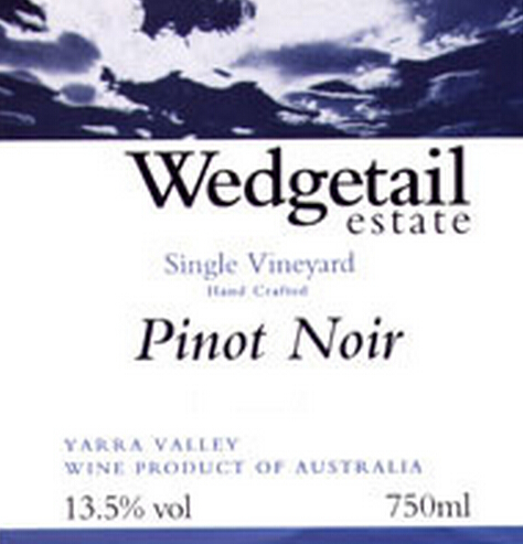 楔尾单一园黑皮诺干红Wedgetail Estate Single Vineyard Pinot Noir