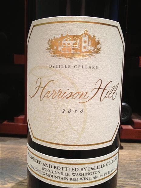 里尔哈里森谷干红DeLille Cellars Harrison Hill Red