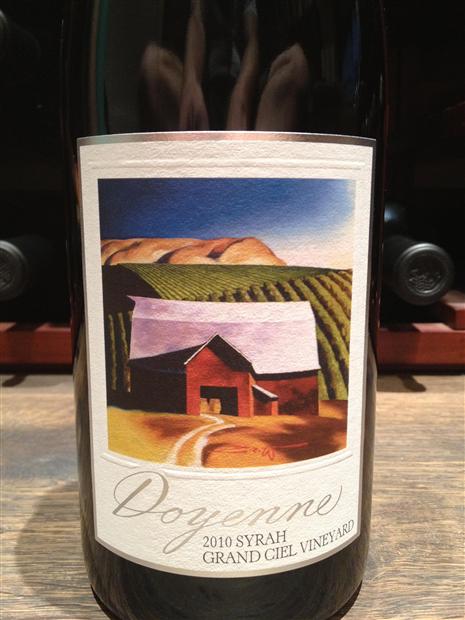 里尔多尼天蓝园西拉干红DeLille Cellars Doyenne Grand Ciel Vineyard Syrah