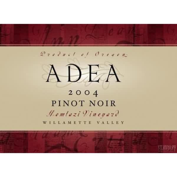 ADEA霍克斯园黑皮诺干红Adea Hawks View Vineyard Pinot Noir
