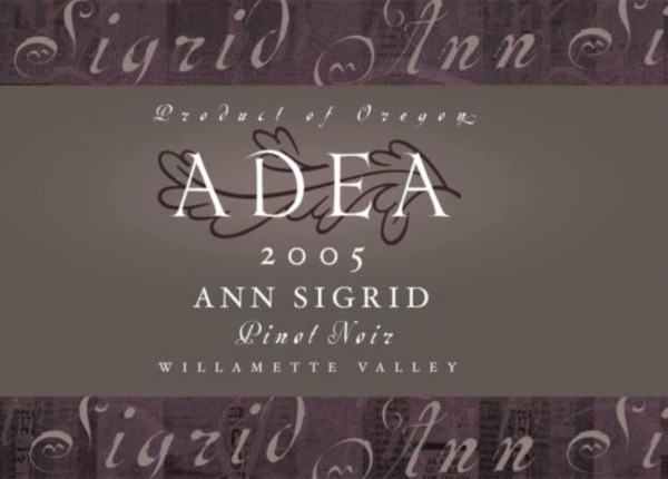 ADEA安西丽兹黑皮诺干红Adea Ann Sigrid Pinot Noir