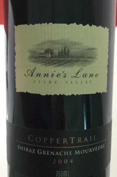 安妮道卡本查奥西拉-歌海娜-慕合怀特干红Annie's Lane CopperTrail Shiraz - Grenache - Mourvedre