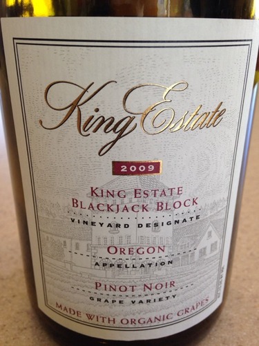 金氏黑杰克黑皮诺干红King Estate Blackjack Block Pinot Noir