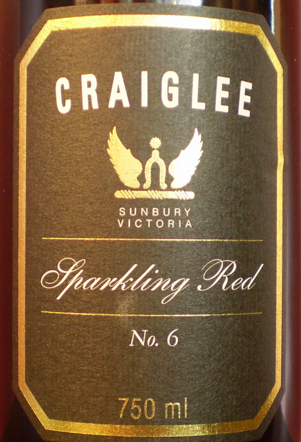克雷利6号起泡Craiglee Vineyard Sparkling Red No.6