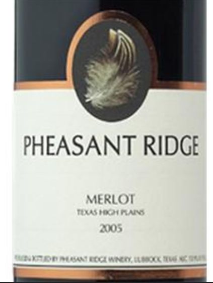 孔雀园梅洛干红Pheasant Ridge Merlot