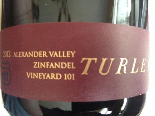 戴利101仙粉黛干红Turley Wine Cellars Vineyard 101 Zinfandel