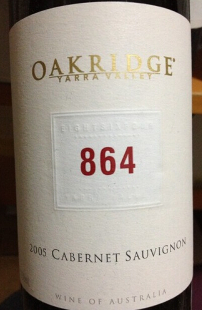 橡木岭864赤霞珠干红Oakridge 864 Cabernet Sauvignon