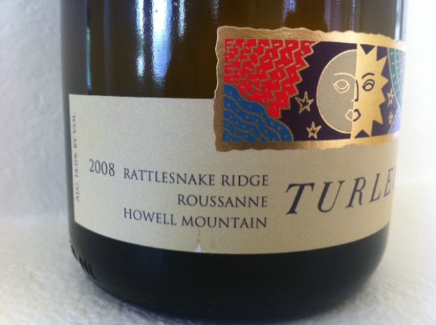 戴利响尾蛇园瑚珊干白Turley Wine Cellars Rattlesnake Ridge Roussanne