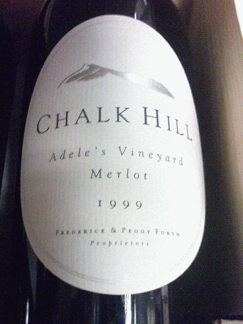 白垩山阿德斯园梅洛干红Chalk Hill Adele's Vineyard Merlot