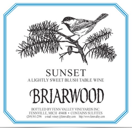 芬恩谷布莱尔伍德日落红Fenn Valley Vineyards Briarwood Sunset