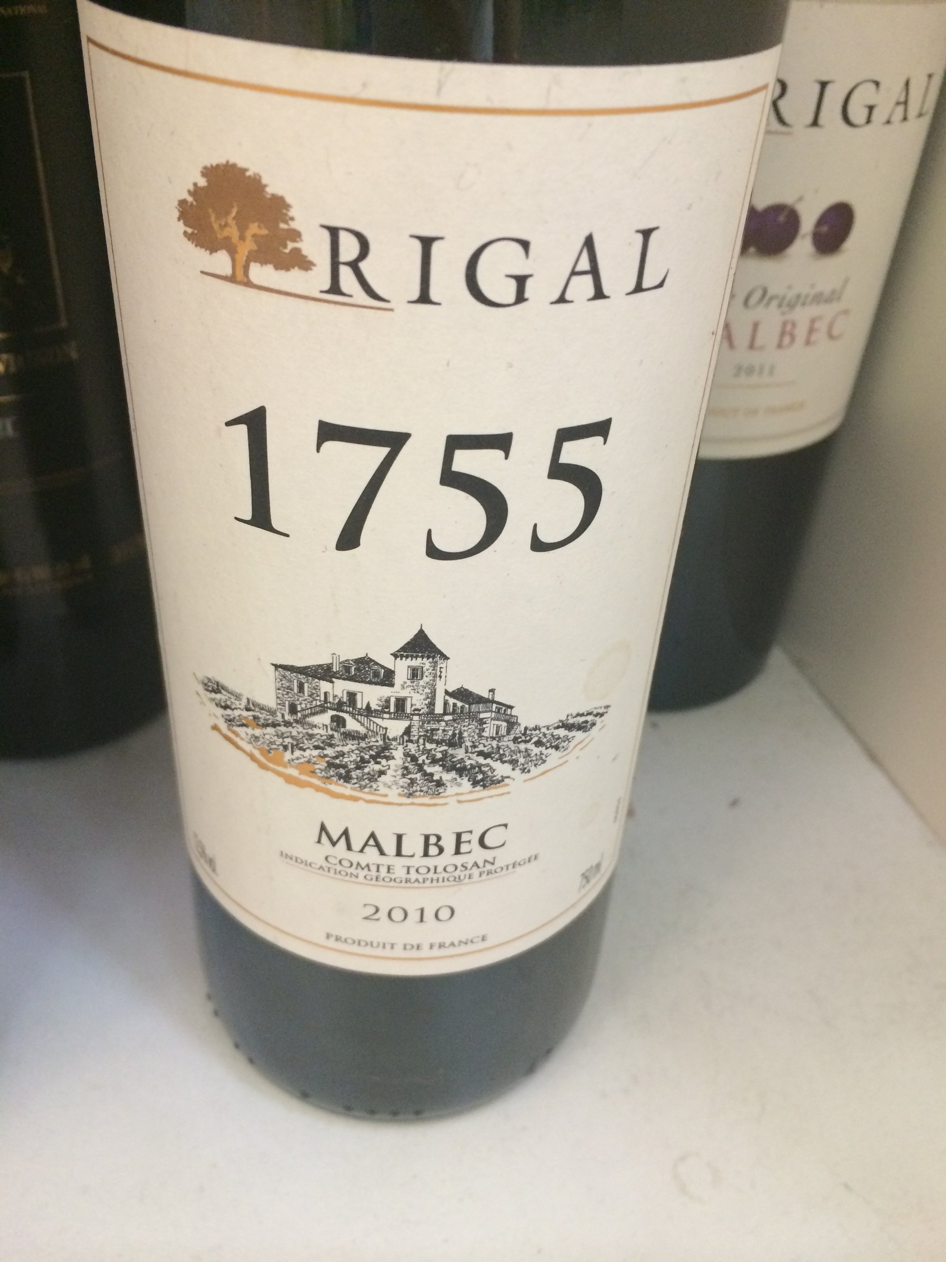 利嘉1755马尔贝克干红Rigal 1755 Malbec