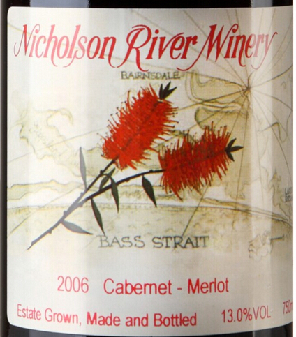 尼克森河卡本内-梅洛干红Nicholson River Cabernet Merlot