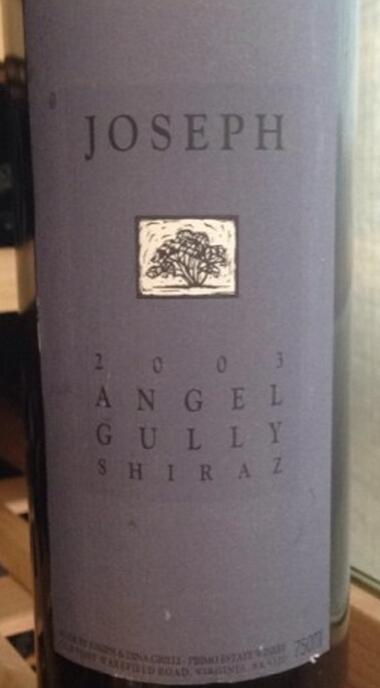 派拉蒙约瑟夫天使峡谷西拉干红Primo Estate Joseph Angel Gully Shiraz