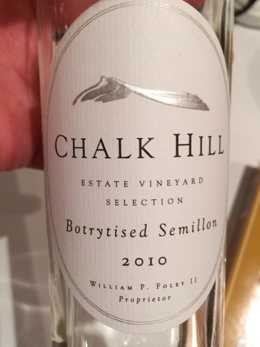 白垩精选赛美蓉贵腐甜白Chalk Hill Estate Vineyard Selection Botrytised Semillon