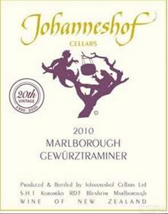 约翰尼索夫琼瑶浆干白（特干型）Johanneshof Cellars Trocken-Dry Gewurztraminer