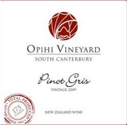 欧皮希谷灰皮诺干白Opihi Valley Pinot Gris