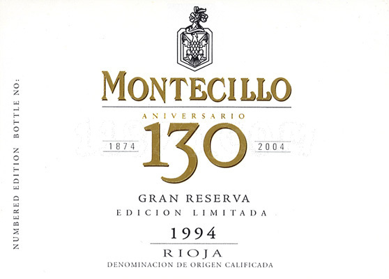 蒙特稀洛酒庄130周年特级珍藏限量版干红Osborne Bodegas Montecillo Gran Reserva 130 Aniversario Edicion Limitada