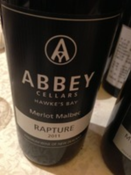 修道院狂喜梅洛-马尔贝克干红Abbey Cellars Rapture Merlot - Malbec