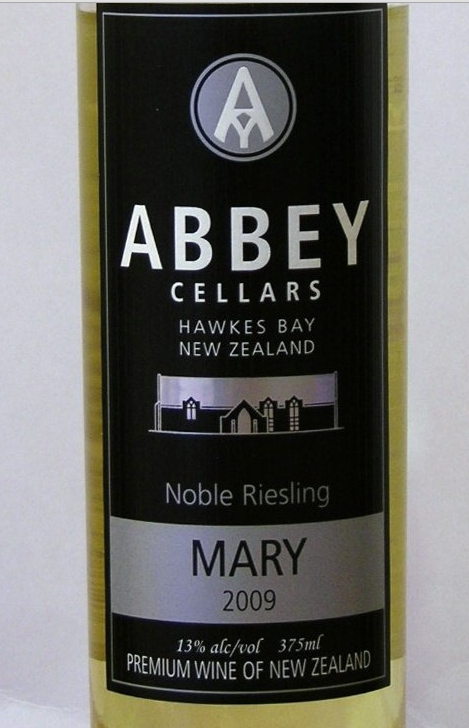 修道院玛丽雷司令贵腐甜白Abbey Cellars Mary Noble Riesling