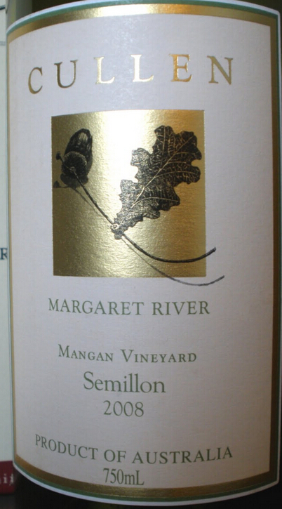 库伦曼根庄园赛美蓉干白Cullen Mangan Vineyard Semillon