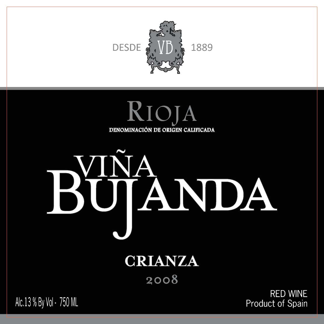 布罕达酒庄陈酿干红Vina Bujanda Crianza