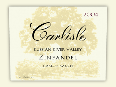 卡尔丽丝卡罗斯牧场仙粉黛干红Carlisle Carlos Ranch Zinfandel