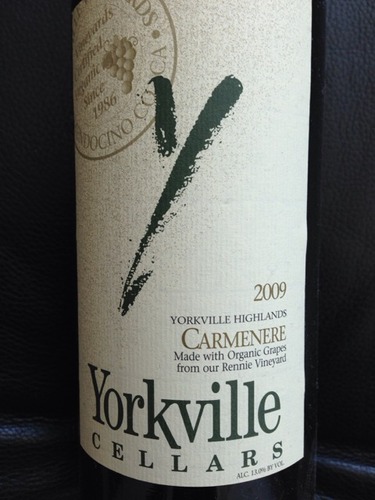 约克维尔伦尼园佳美娜干红Yorkville Cellars Rennie Vineyard Carmenere