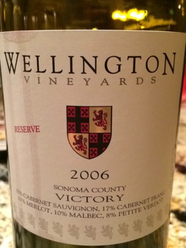 Wellington Vineyards Victory Reserve