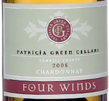 帕格四风园霞多丽干白Patricia Green Cellars Four Winds Vineyard Chardonnay