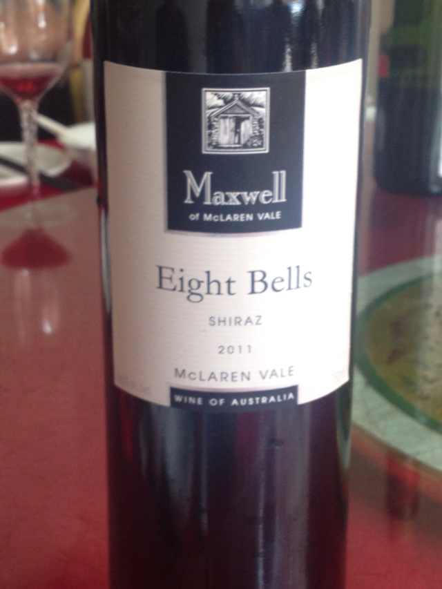 麦克斯韦八铃西拉干红Maxwell Wines Eight Bells Shiraz