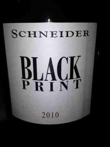 施奈德黑标特酿红葡萄酒Markus Schneider Blackprint Red Wine Cuvée